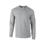 Gildan Ultra férfi hosszúujjú póló, Sport Grey (GI2400SP)