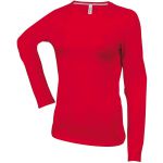 Kariban női hosszúujjú póló, Red (KA383RE)