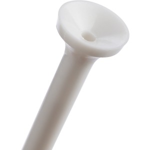 Golf tee-kszlet, jrahasznostott ABS, fehr (sportszer)