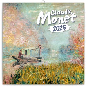 Lemeznaptr Claude Monet 2024, 30  30 cm (naptr)