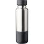 Rozsdamentes acl duplafal palack, 500 ml, fekete