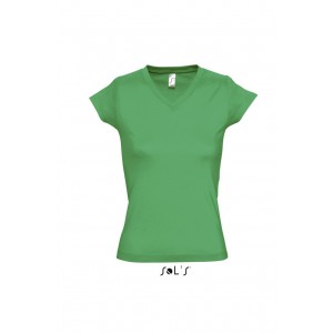 Sols Moon V-nyak ni pl, Kelly Green (T-shirt, pl, 90-100% pamut)