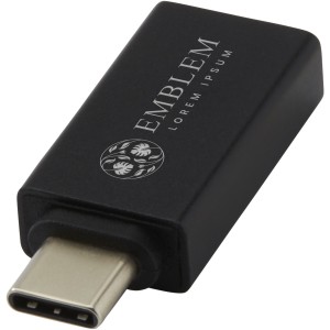 Tekio ADAPT alumnum USB-C s USB-A 3.0 adapter, fekete (vezetk, eloszt, adapter, kbel)