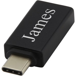 Tekio ADAPT alumnum USB-C s USB-A 3.0 adapter, fekete (vezetk, eloszt, adapter, kbel)