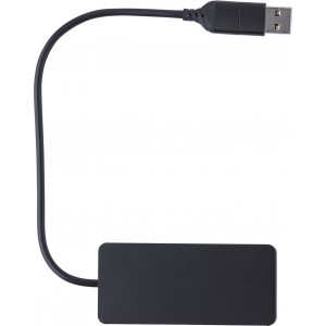 USB eloszt, fekete (vezetk, eloszt, adapter, kbel)